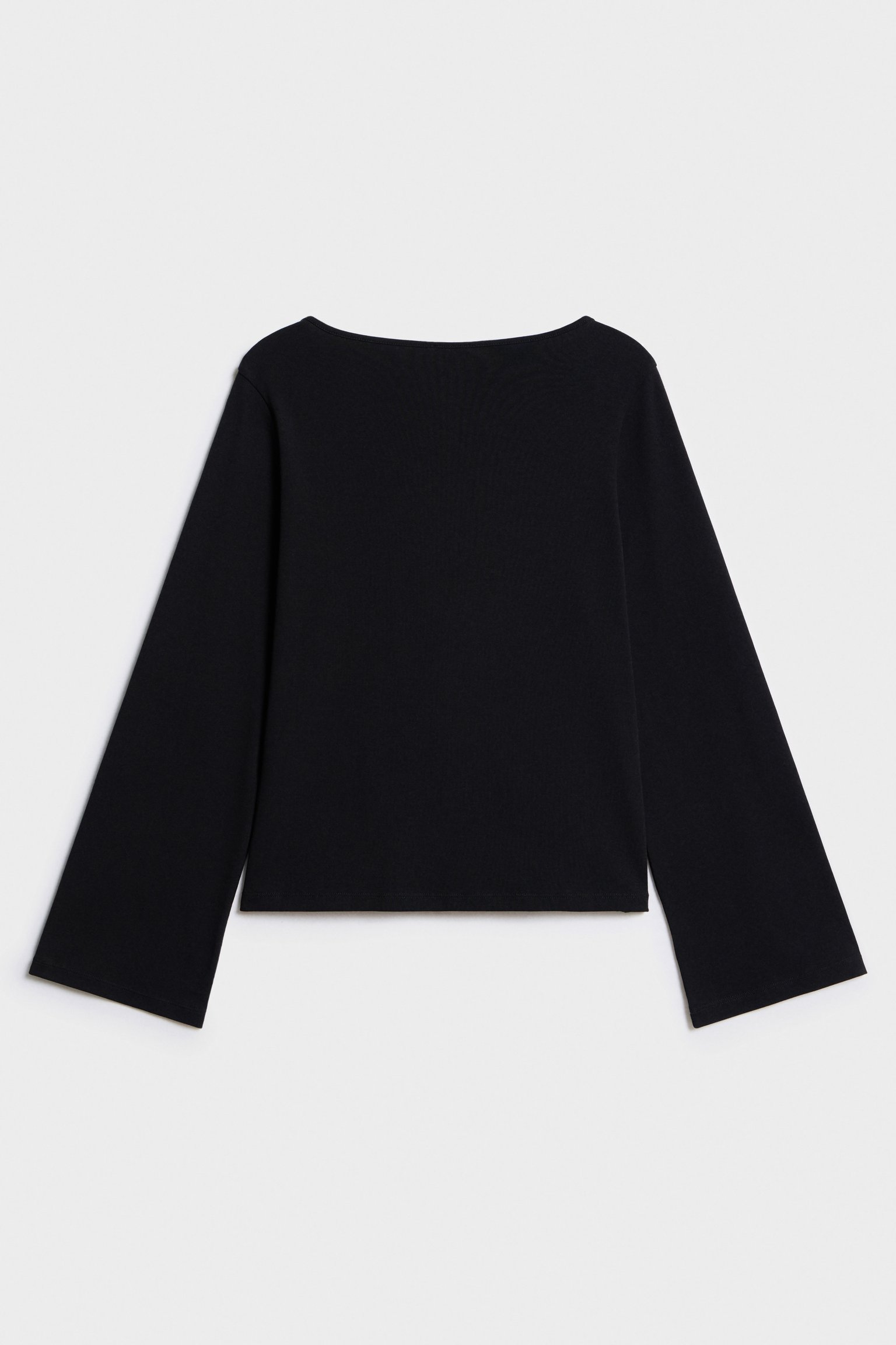 Базовый лонгслив из эластичного хлопка