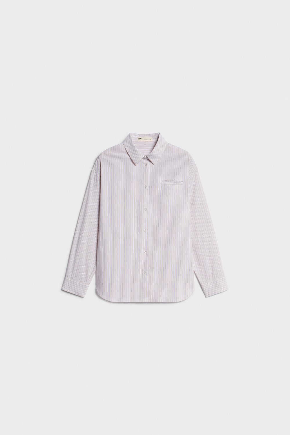Хлопковая рубашка с перламутровой подвеской