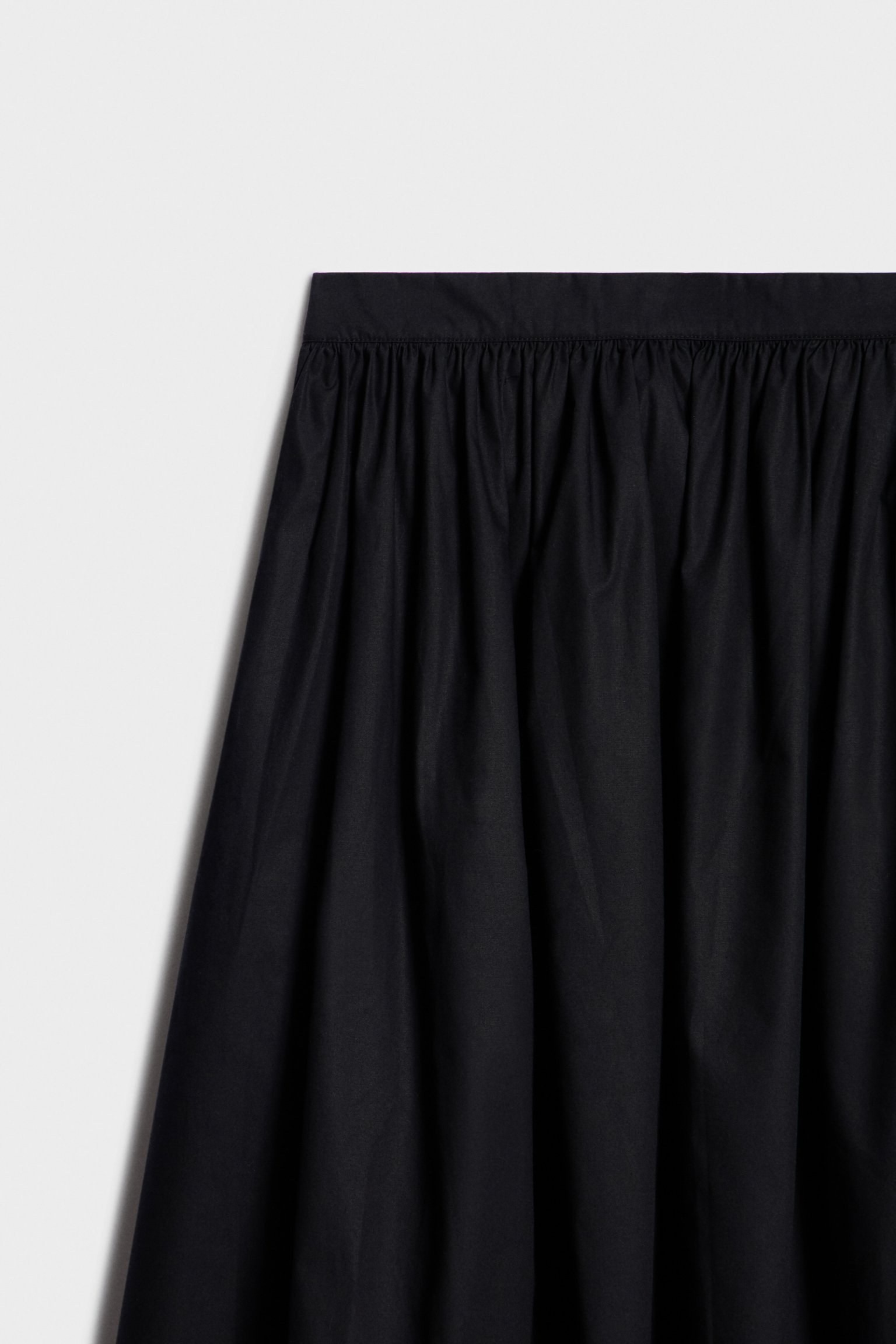 Хлопковая юбка с отделкой кружевом