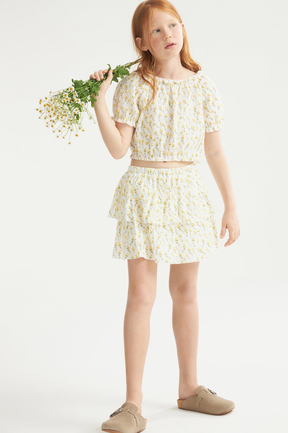 Блуза babydoll из муслина